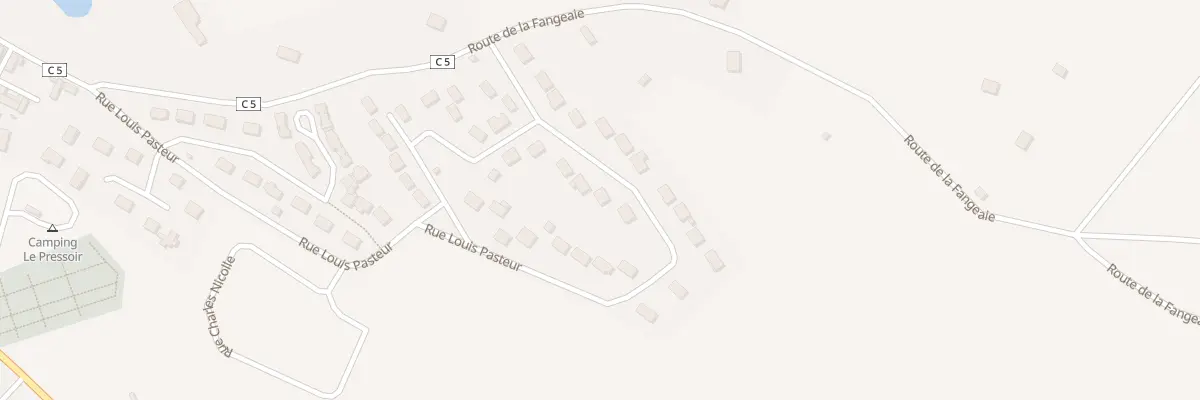 Plan du 10 Rue Louis Pasteur à Gacé