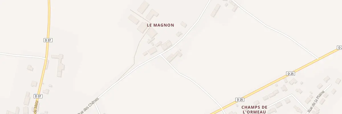 Plan du 5082 Le Magnon à Romagne
