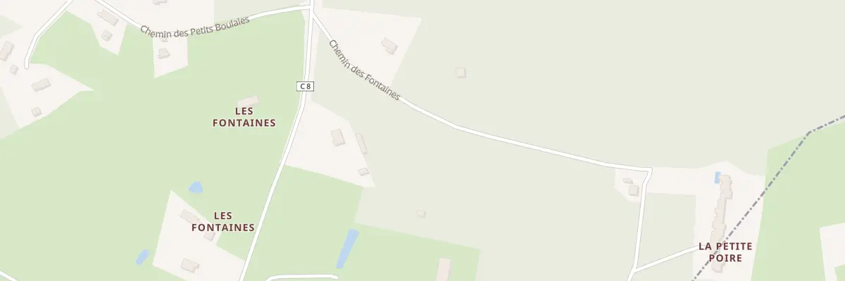Plan du 160 Che des Fontaines à Changé