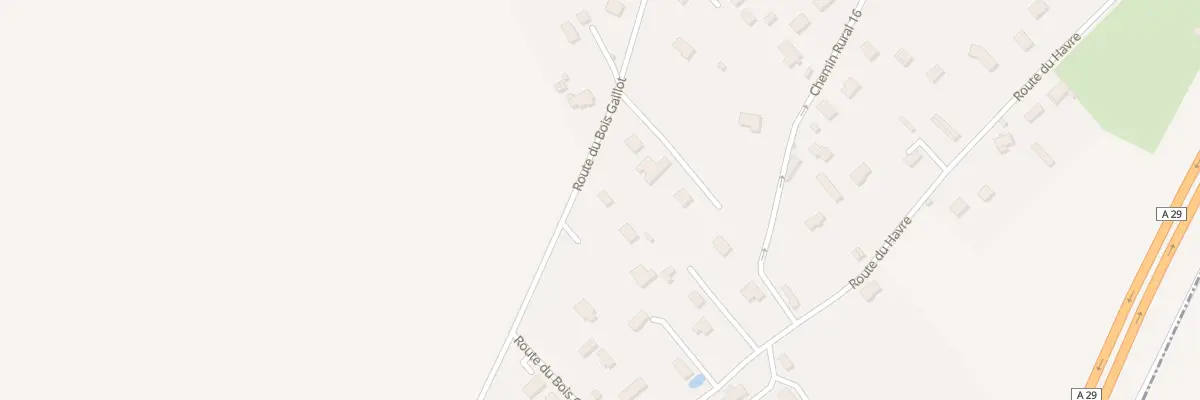 Plan du 1195 Rte du Bois Gaillot à Épretot