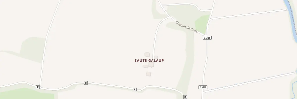 Plan du 77 Saute-galaup à Lannes