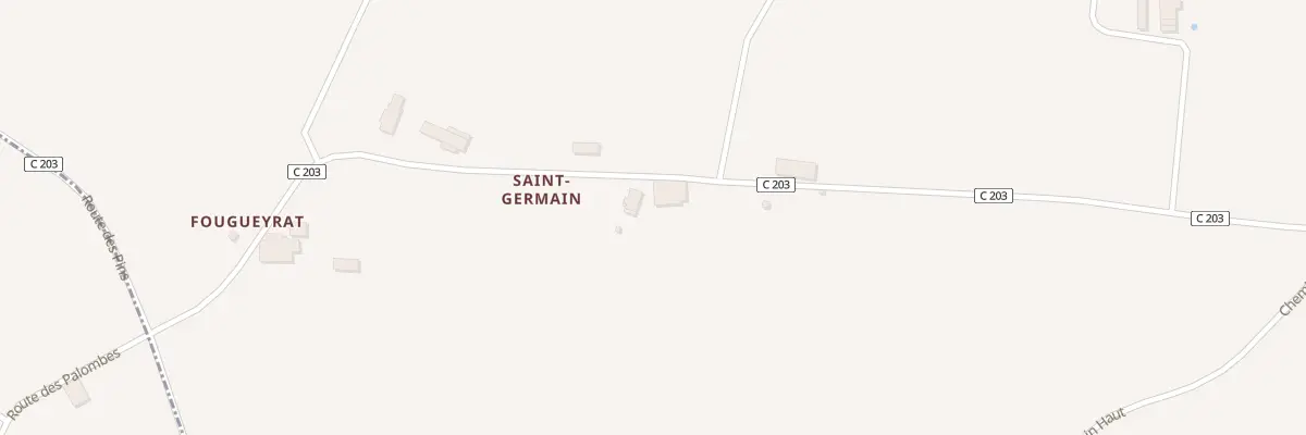 Plan du 1393 Rte du Pigeonnier à Saussignac