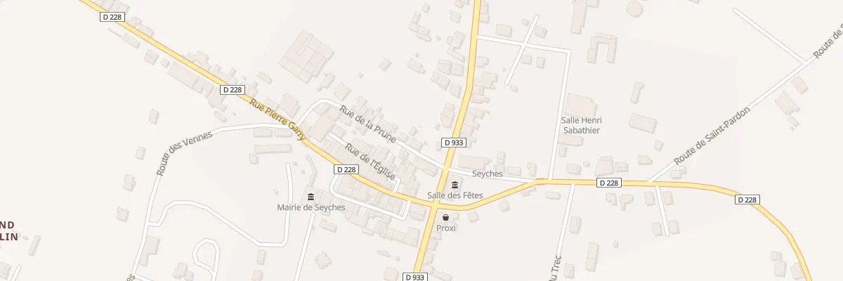 Plan du 34 Rue de la Prune à Seyches