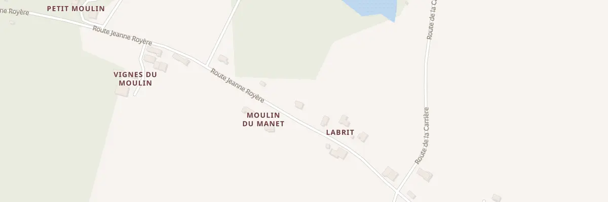 Plan du 50A Labrit à Peyrière