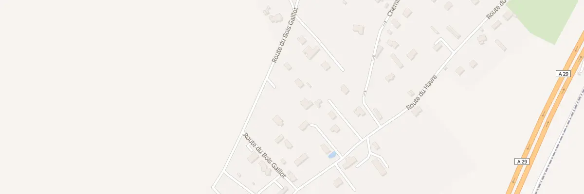 Plan du 1199 Rte du Bois Gaillot à Épretot