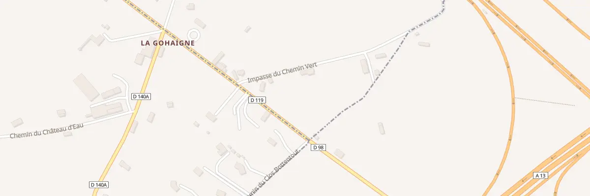 Plan du 82 Imp du Chemin Vert à Quetteville