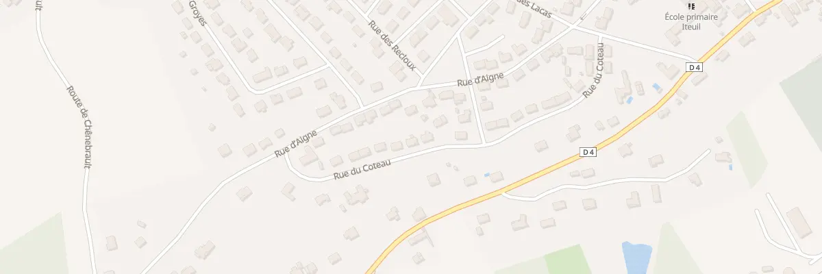 Plan du 26 Rue du Coteau à Iteuil