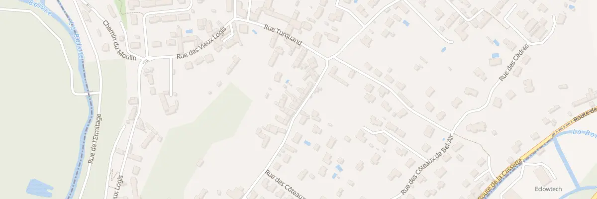 Plan du 10B Rue des Augustins à Biard