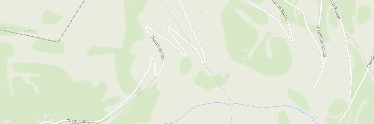 Plan du 5770 Pladeres à Vignec