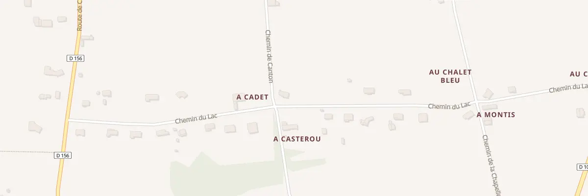 Plan du 6 Che de Canton à Miélan