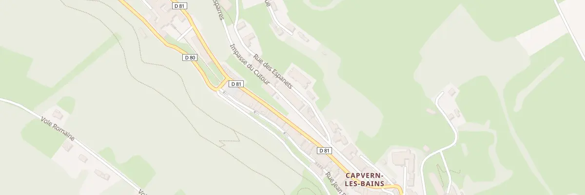 Plan du 211 Bd des Pyrénées à Capvern