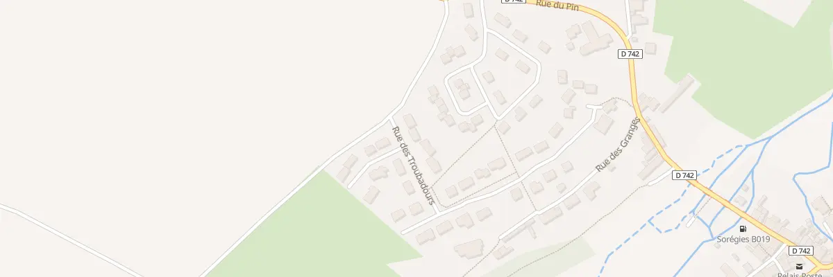 Plan du 4 Rue des Troubadours à Château-Larcher
