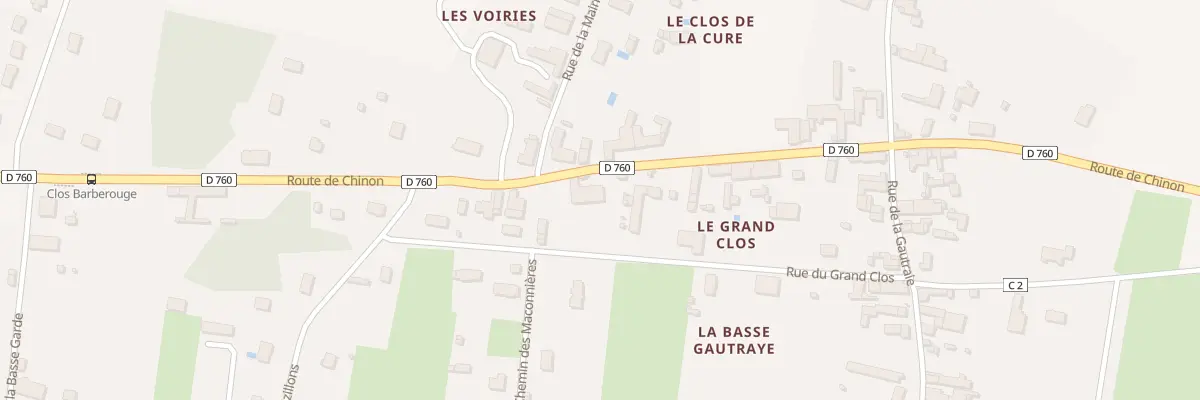 Plan du 19 Rte de Chinon à Anché