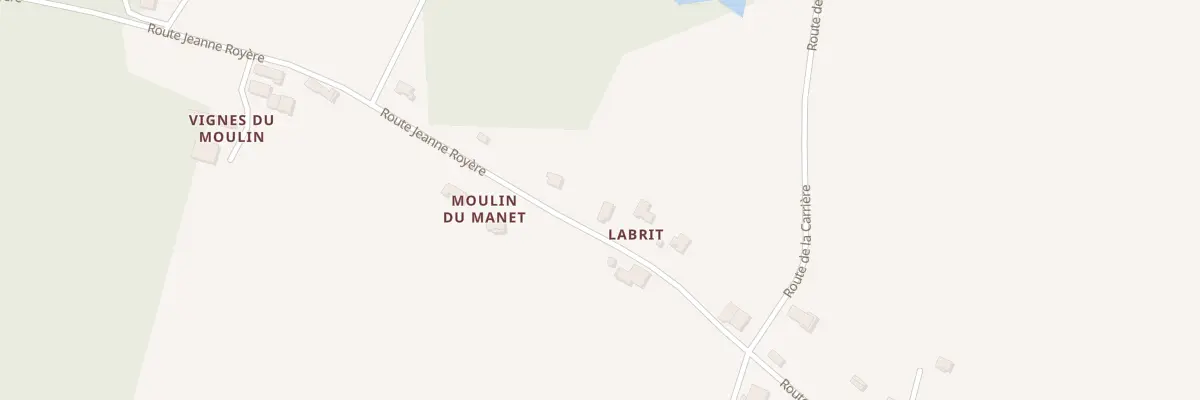 Plan du 50B Labrit à Peyrière