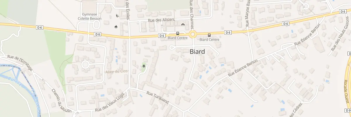 Plan du 2 Rue des Chênevières à Biard