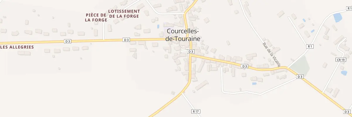 Plan du 4B Pl de l’Eglise à Courcelles-de-Touraine