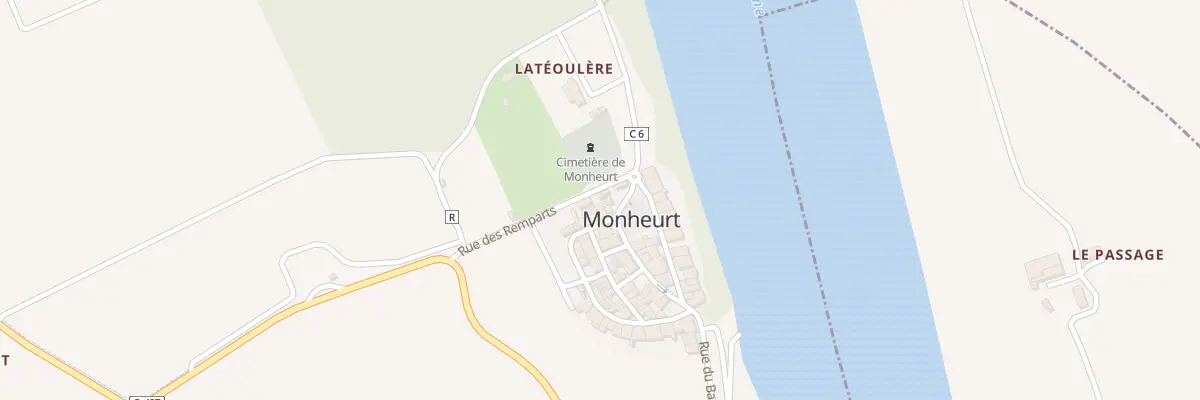Plan du 24 Au Bourg à Monheurt