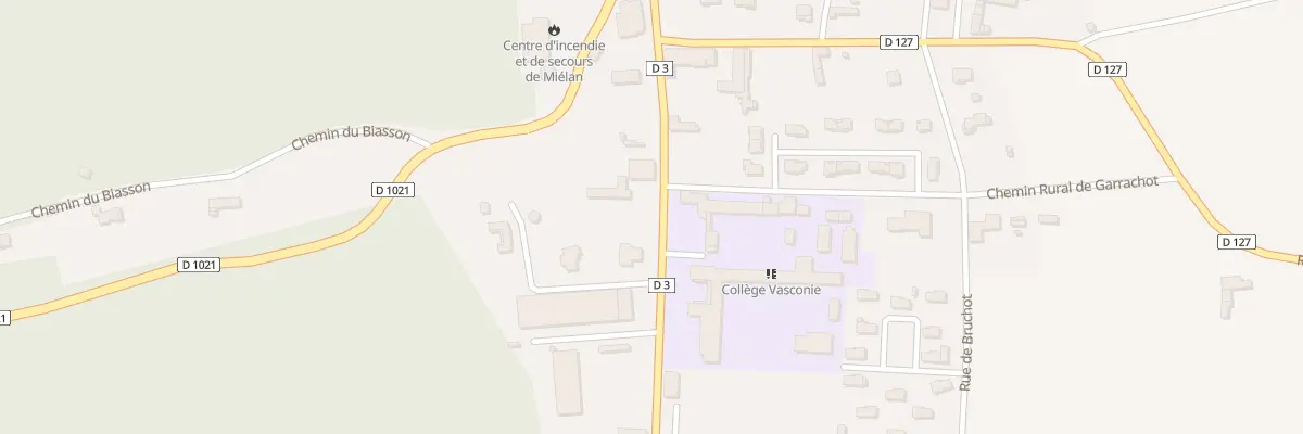 Plan du 3 Imp du Château d’Eau à Miélan