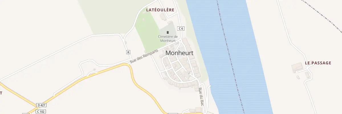 Plan du 30 Au Bourg à Monheurt