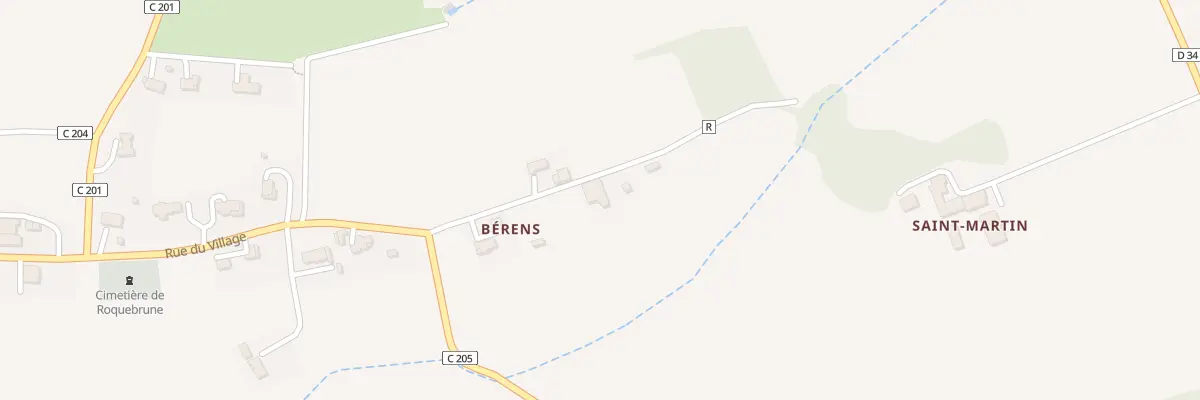 Plan du 5048 Berens à Roquebrune