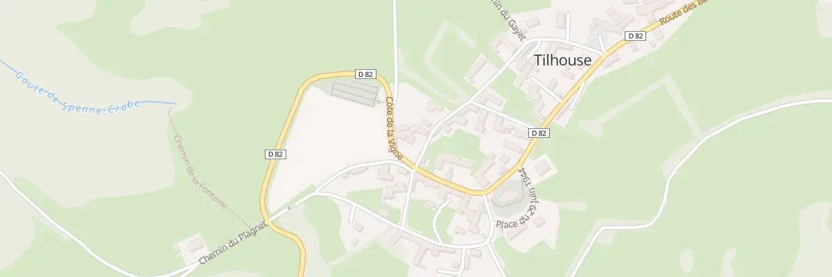 Plan du 3 Rue la Carrere à Tilhouse