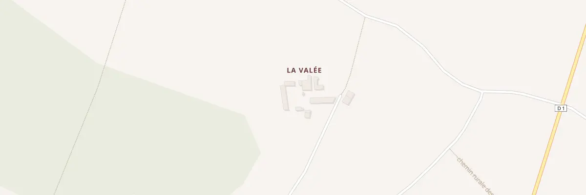 Plan du 3 La Vallee à Savigné