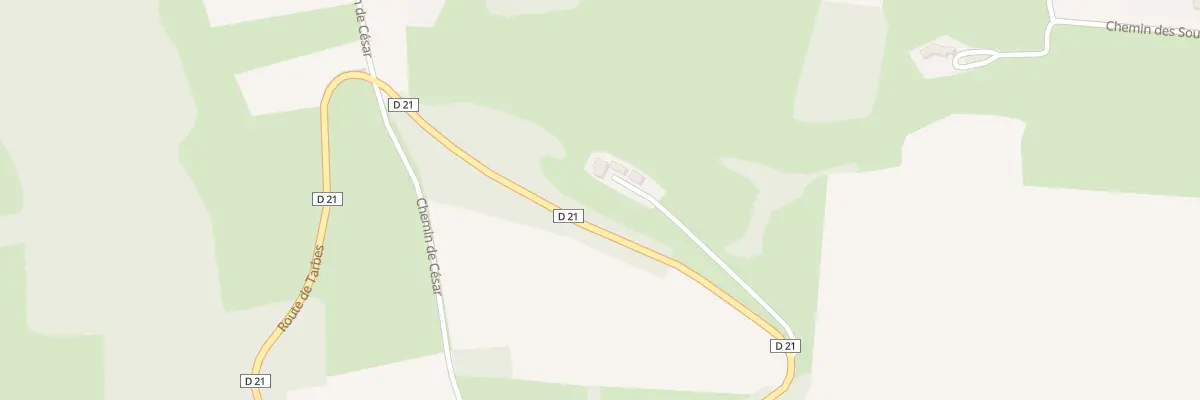 Plan du 4 Rte de Tarbes à Bugard