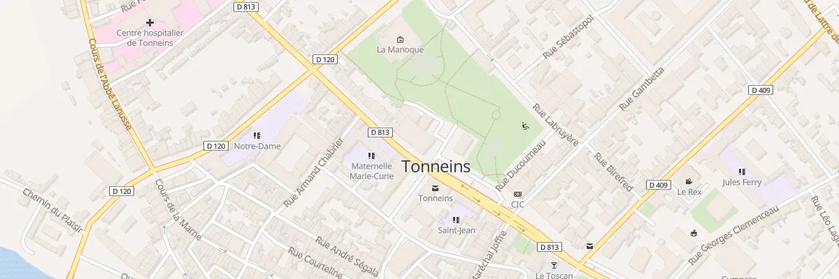 Plan du 8B Av Charles de Gaulle à Tonneins