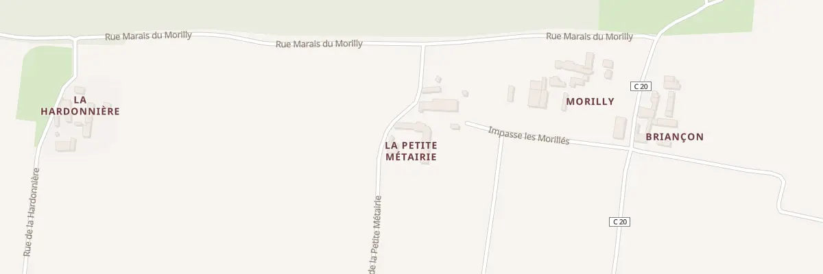 Plan du 8 La Petite Metairie à Cravant-les-Côteaux