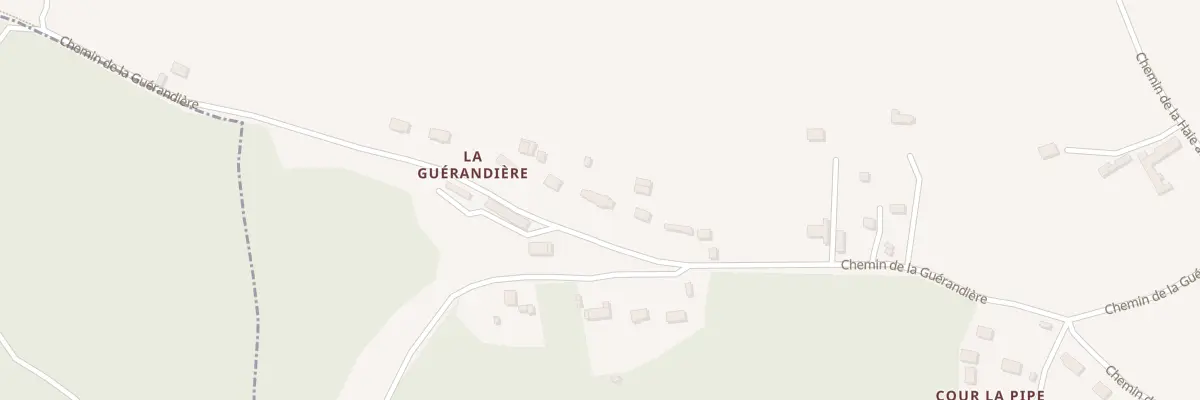 Plan du 550 Che de la Guérandière à Firfol
