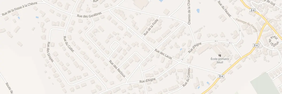 Plan du 13 Rue des Lacas à Iteuil