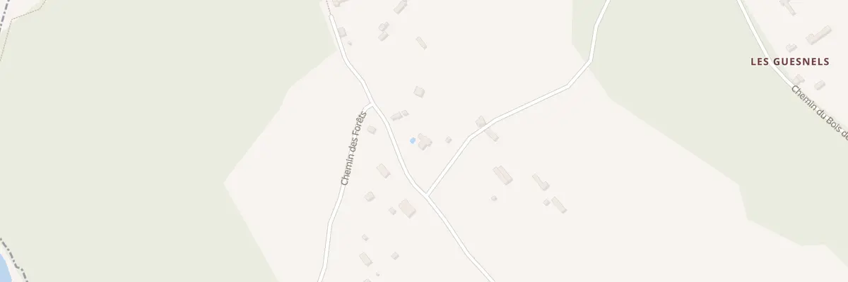 Plan du 840 Che de la Heugrie aux Guesnels au Pin