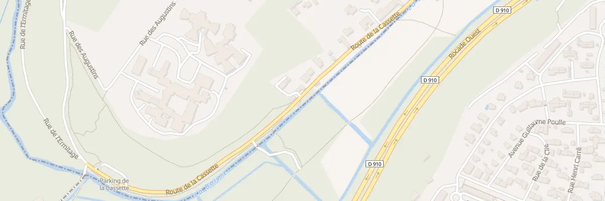 Plan du 2 Rte de la Cassette à Biard