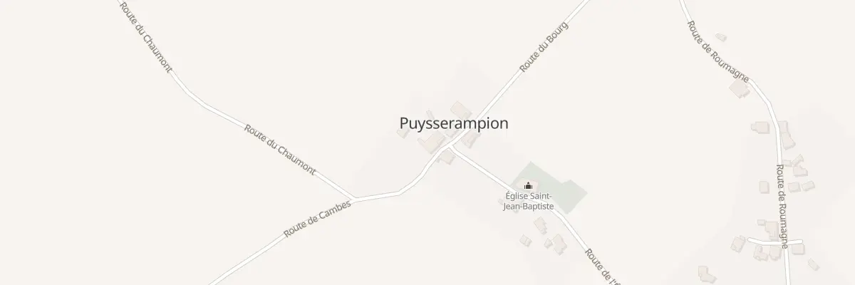 Plan du 13 Le Bourg à Puysserampion
