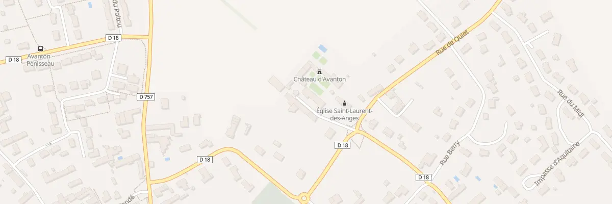 Plan du 3 Pl de l’Eglise à Avanton