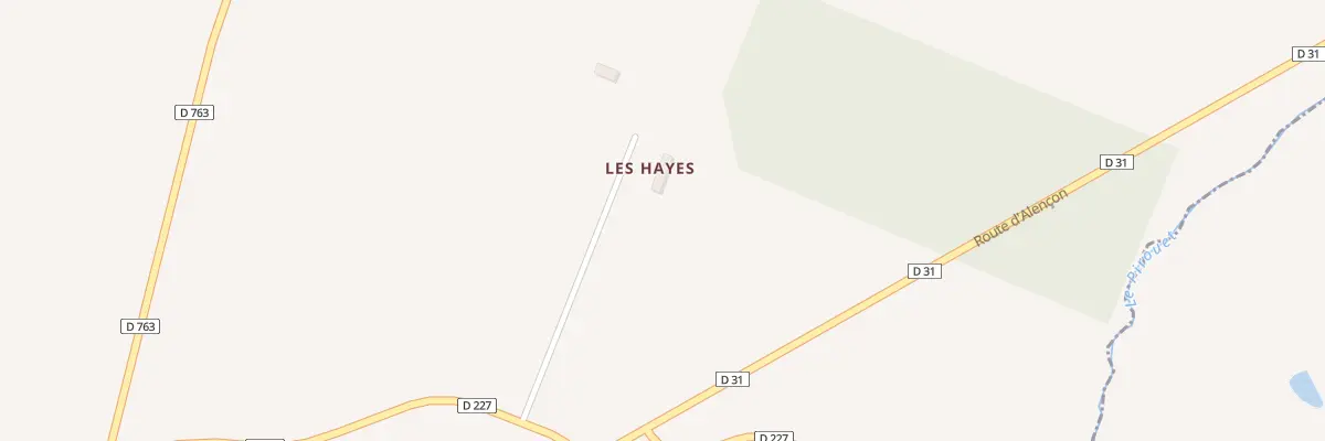 Plan du 1 Rte du Menil Guyon au Chalange
