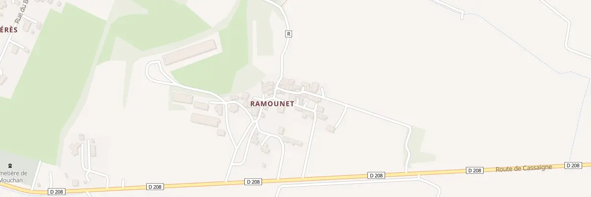 Plan du 5082 A Ramounet à Mouchan