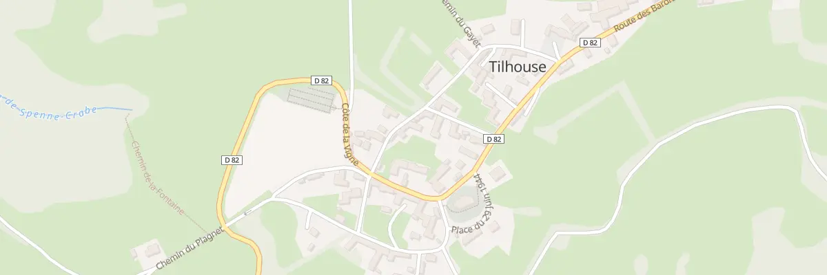 Plan du 6 Rue la Carrere à Tilhouse