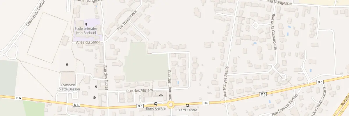 Plan du 15 Rue des Charmes à Biard