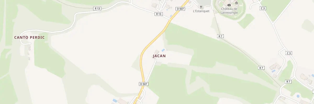 Plan du 5102 Jacan à Larressingle