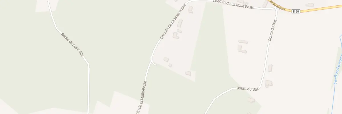 Plan du 8 Rue de la Malle-Poste à Ribérac