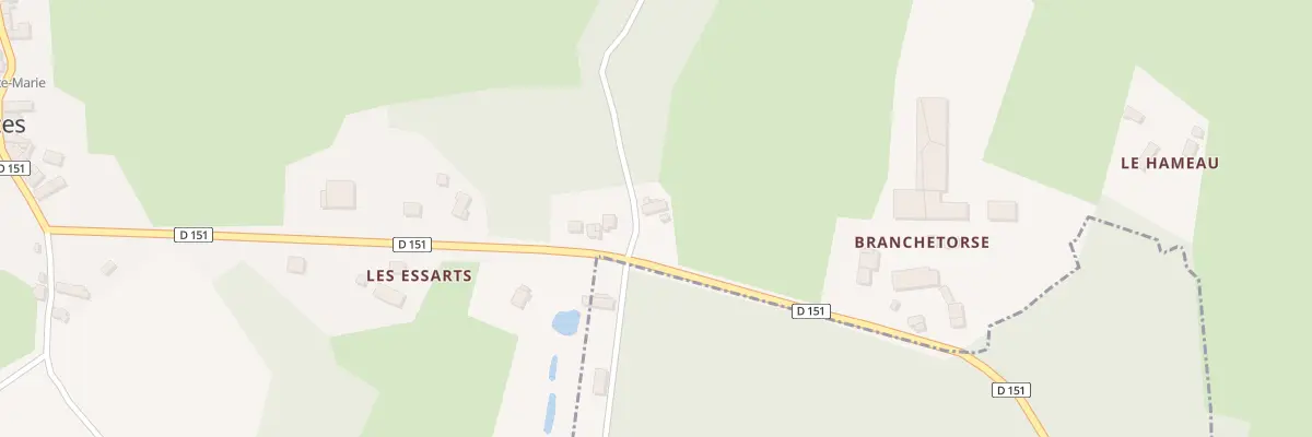 Plan du 5045 Les Essarts à Louzes