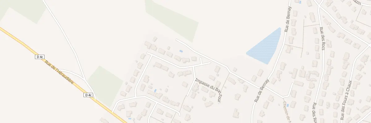 Plan du 23 Rue du Champ de Bon Four à Iteuil