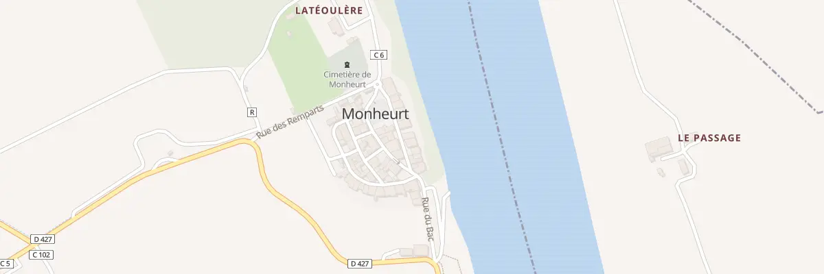 Plan du 4 Au Bourg à Monheurt