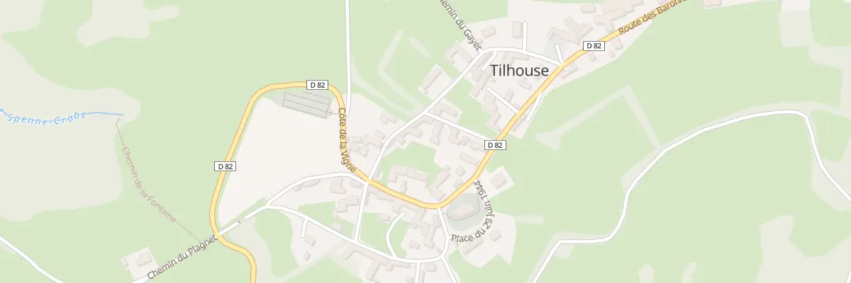 Plan du 7 Che du Castet à Tilhouse