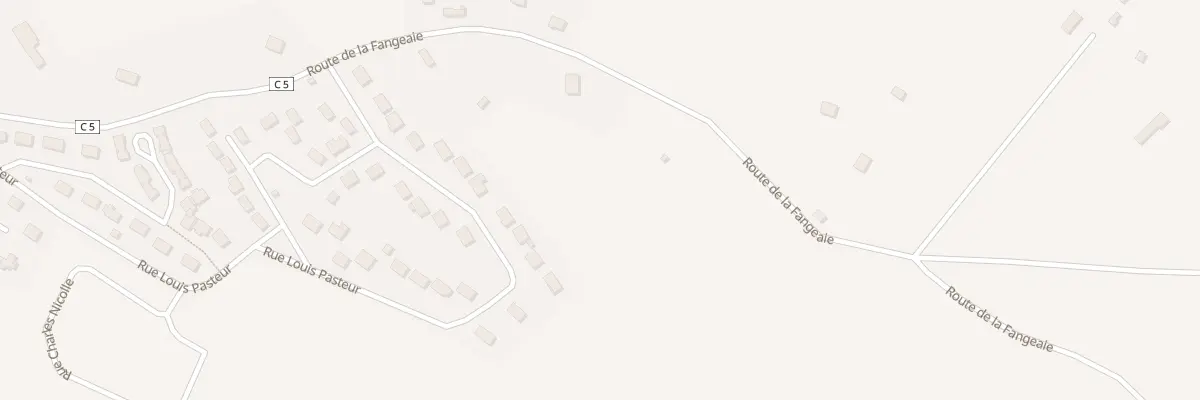 Plan du 538 Rte de la Fangeaie à Gacé