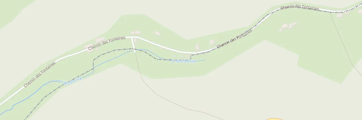 Plan du 870 Che des Fontaines à Oudalle