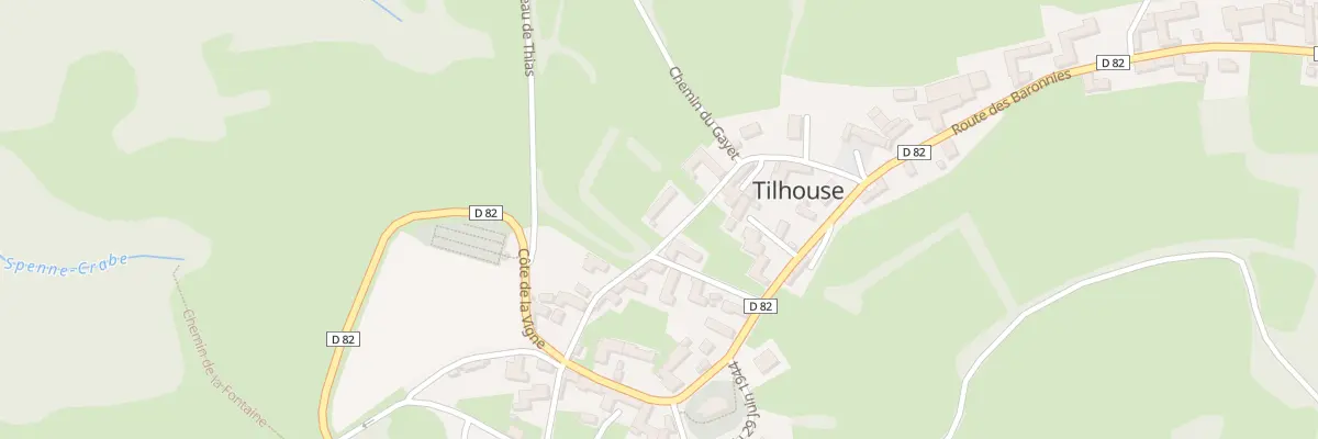 Plan du 15 Rue la Carrere à Tilhouse