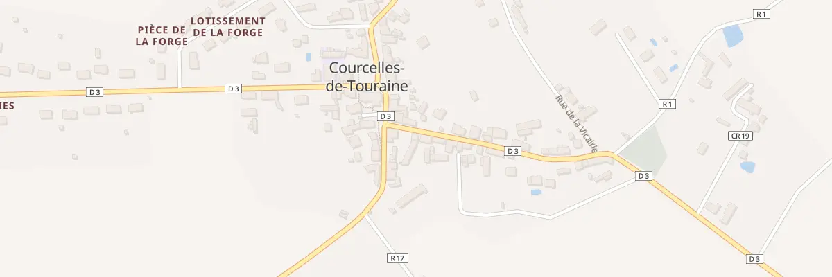 Plan du 4 Gr Grande Rue à Courcelles-de-Touraine