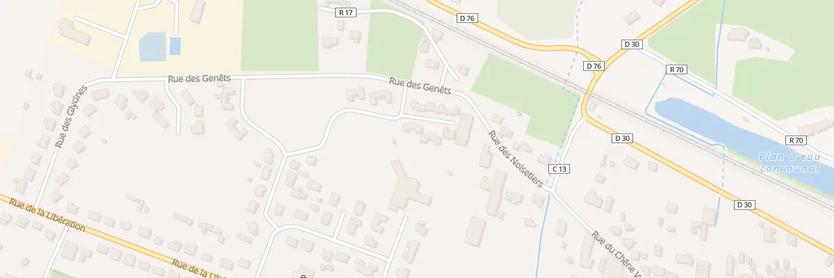 Plan du 4 Rue des Rosiers à Vaas